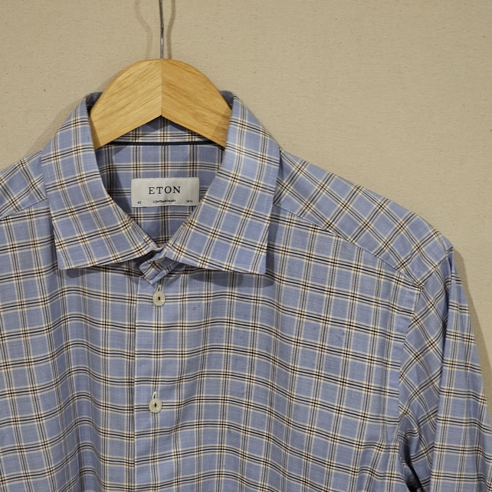 Eton Contemporary Fit Button Down 16.5/L